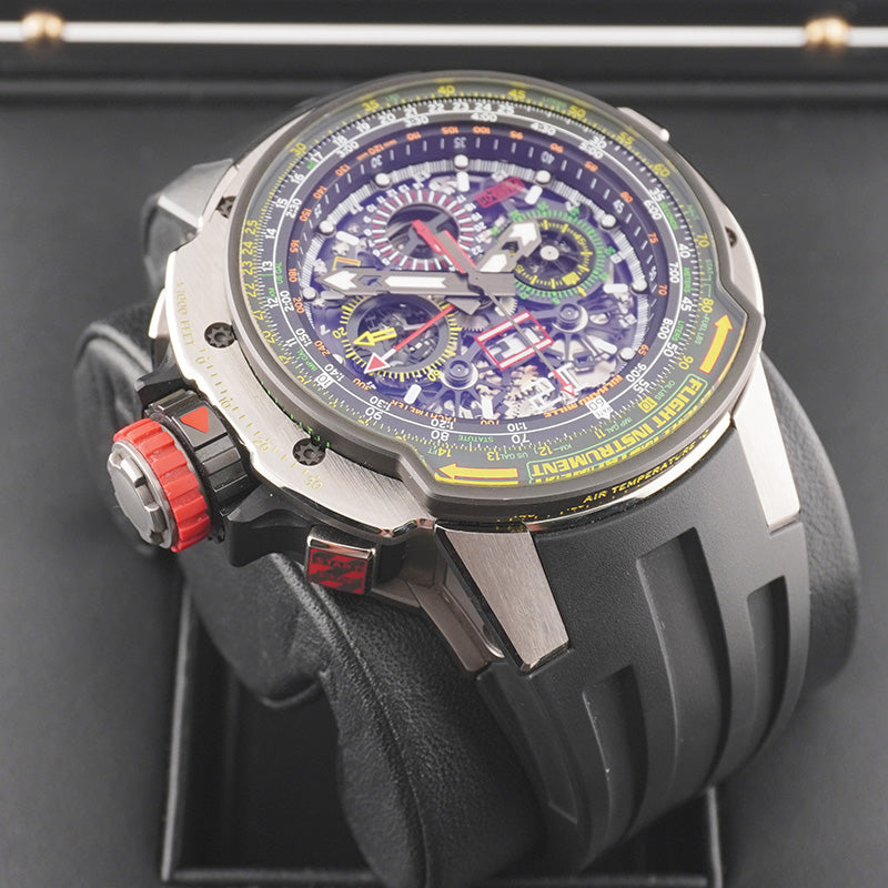 Richard Mille RM39-01 Automatic Winding Flyback Chronograph Aviation Open-Work Dial