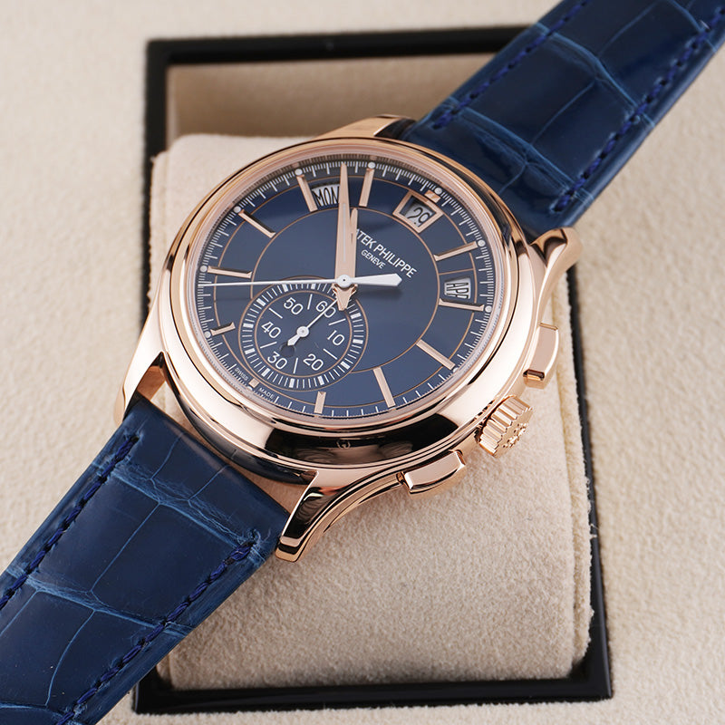 Patek Philippe Annual Calendar Chronograph Complication 42mm 5905R Blue Dial