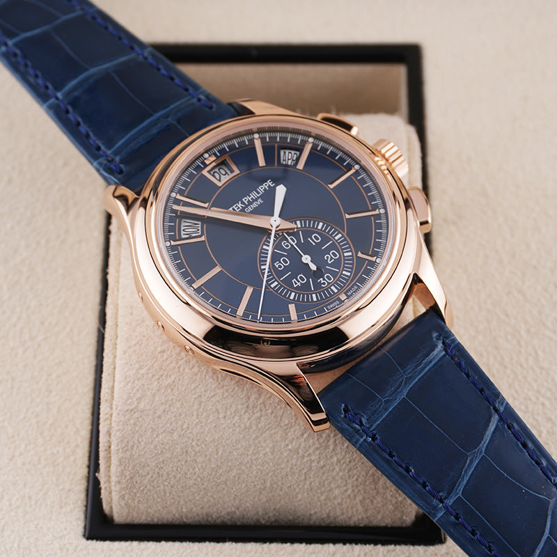 Patek Philippe Annual Calendar Chronograph Complication 42mm 5905R Blue Dial
