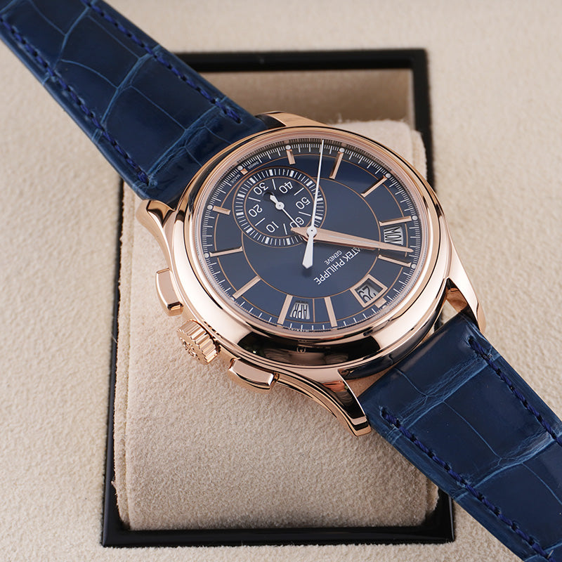Patek Philippe Annual Calendar Chronograph Complication 42mm 5905R Blue Dial