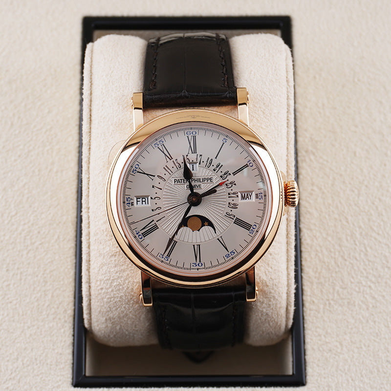 Patek Philippe Grand Complications Perpetual Calendar Moon Phase 38mm 5159R White Dial