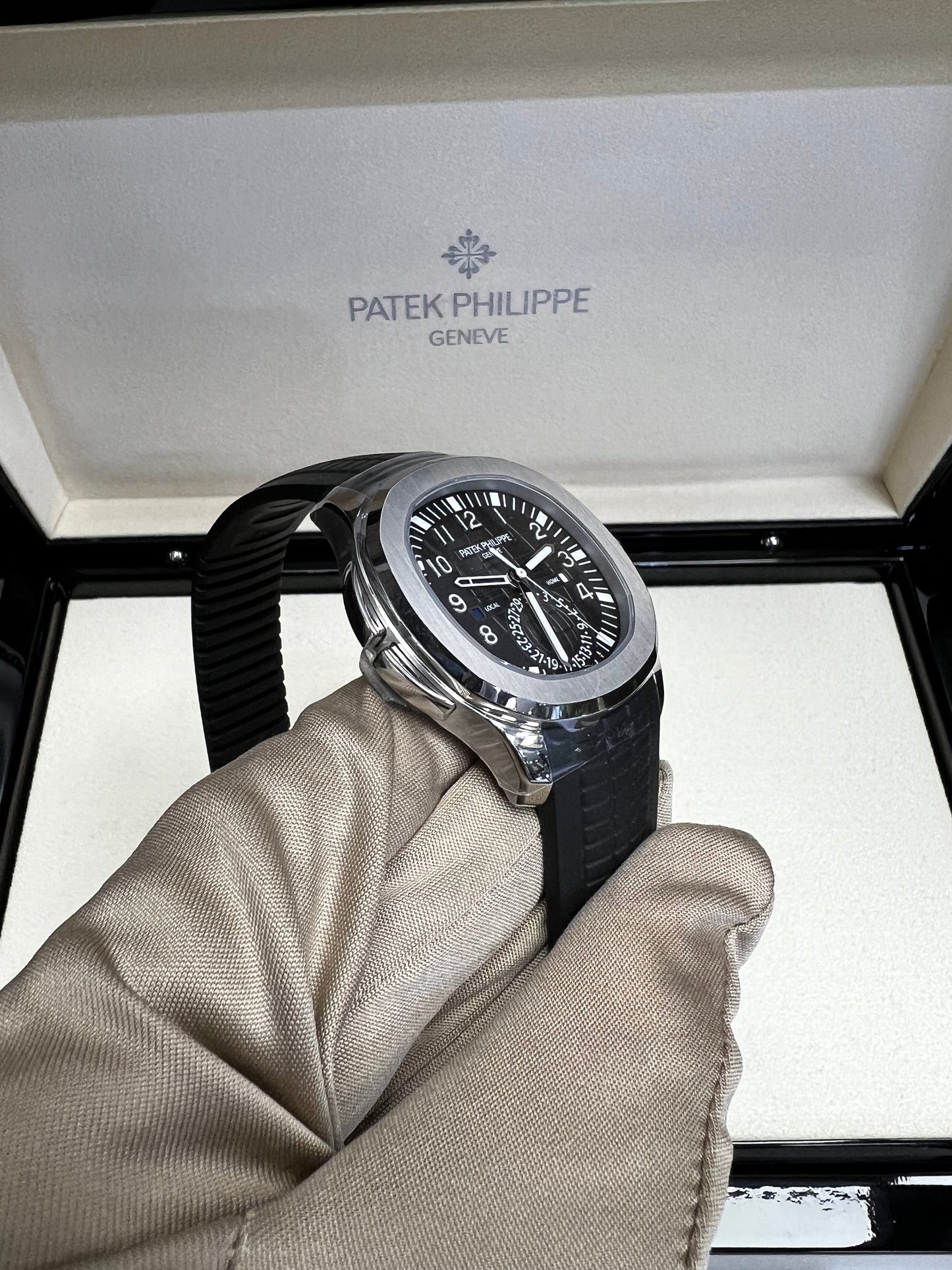 Patek Philippe Aquanaut 5164A-001 Travel Time Stainless Steel