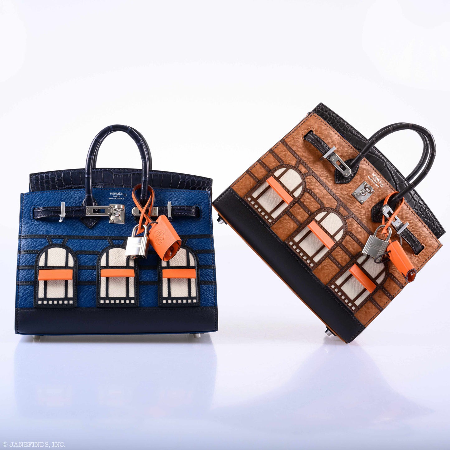 Hermès Birkin 20 Faubourg Sellier Gold Madame and Ebene Matte Alligator Palladium Hardware
