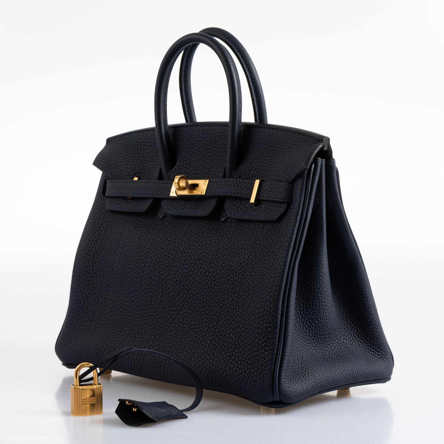 Hermès Birkin 25 Bleu Nuit Togo Gold Hardware