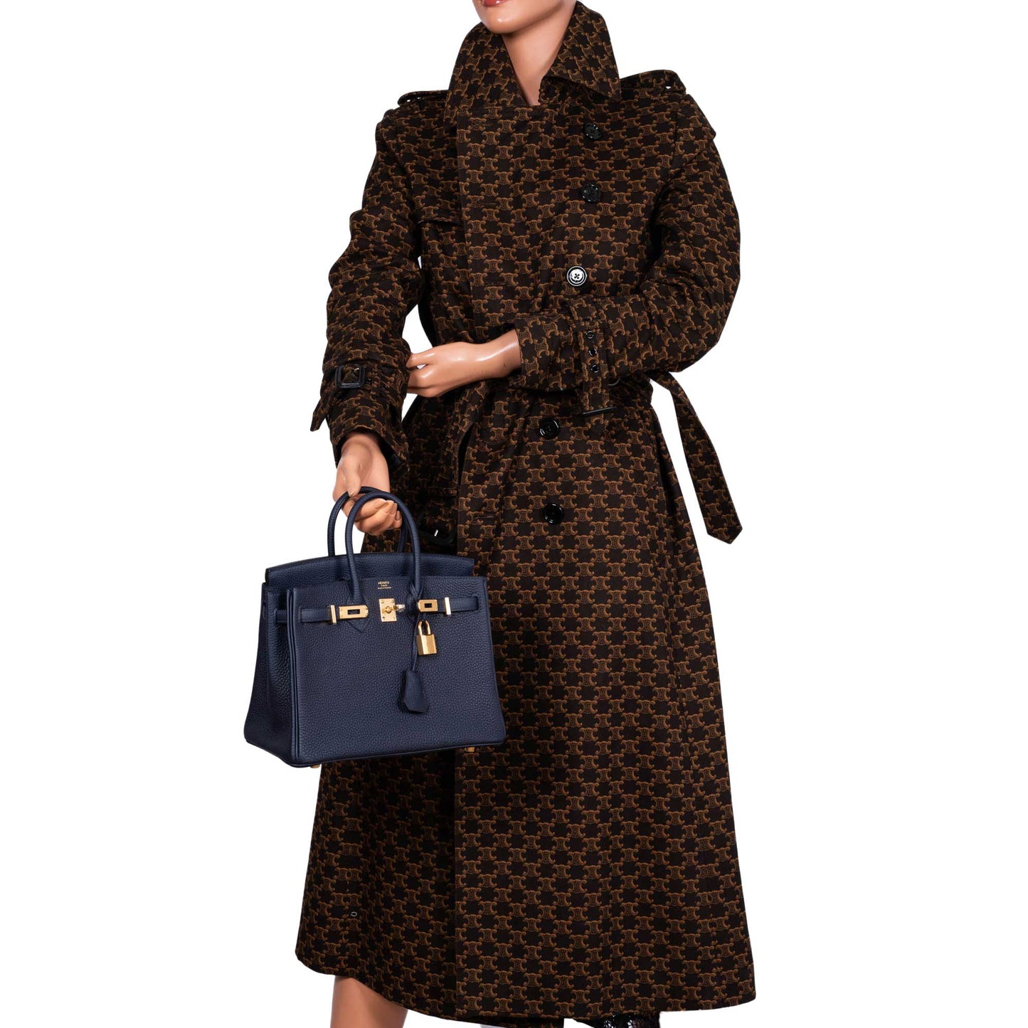 Hermès Birkin 25 Bleu Nuit Togo with Gold Hardware - 2020, Y