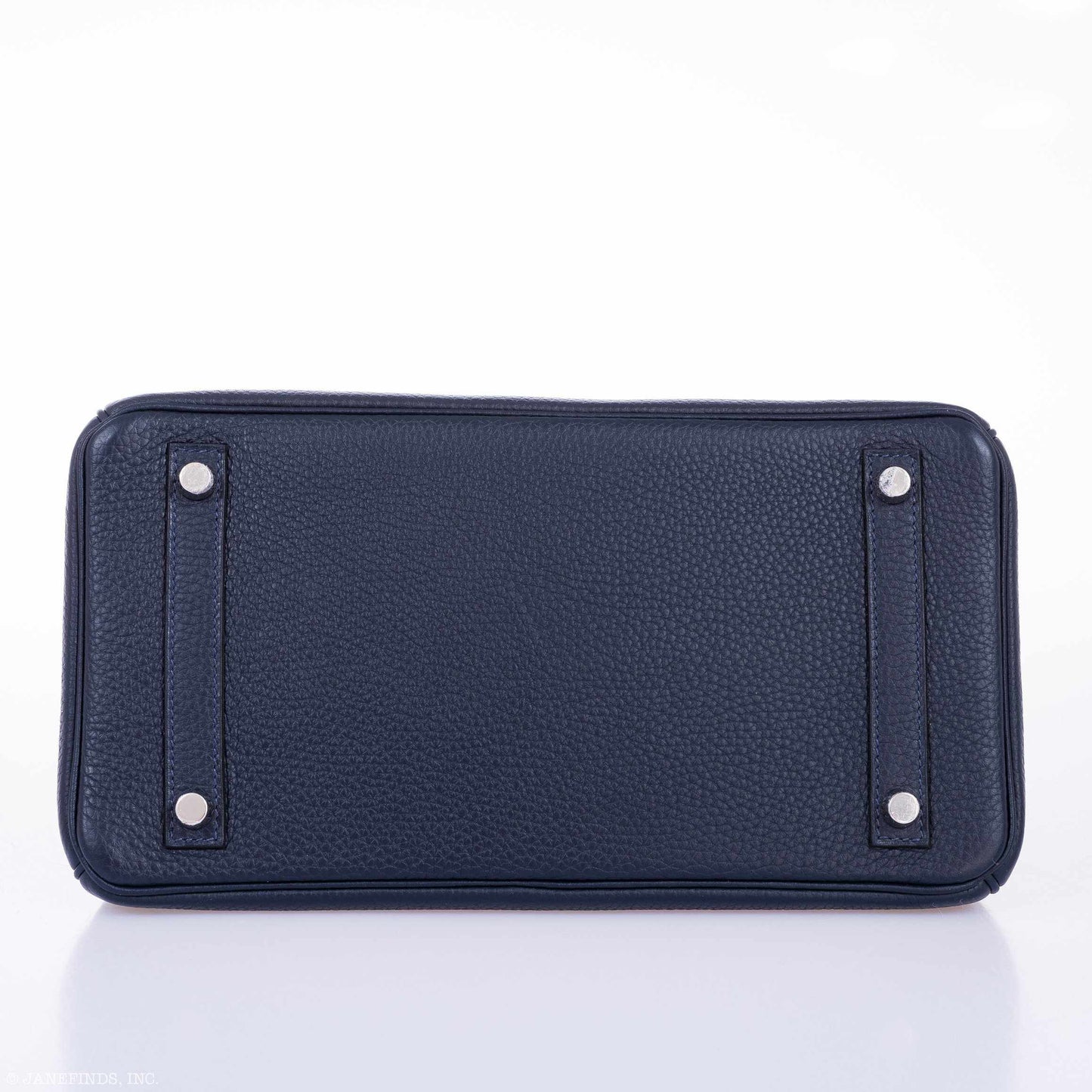 Hermès Birkin 30 Blue Nuit Verso Rose Pourpre Togo Palladium Hardware - Limited Edition