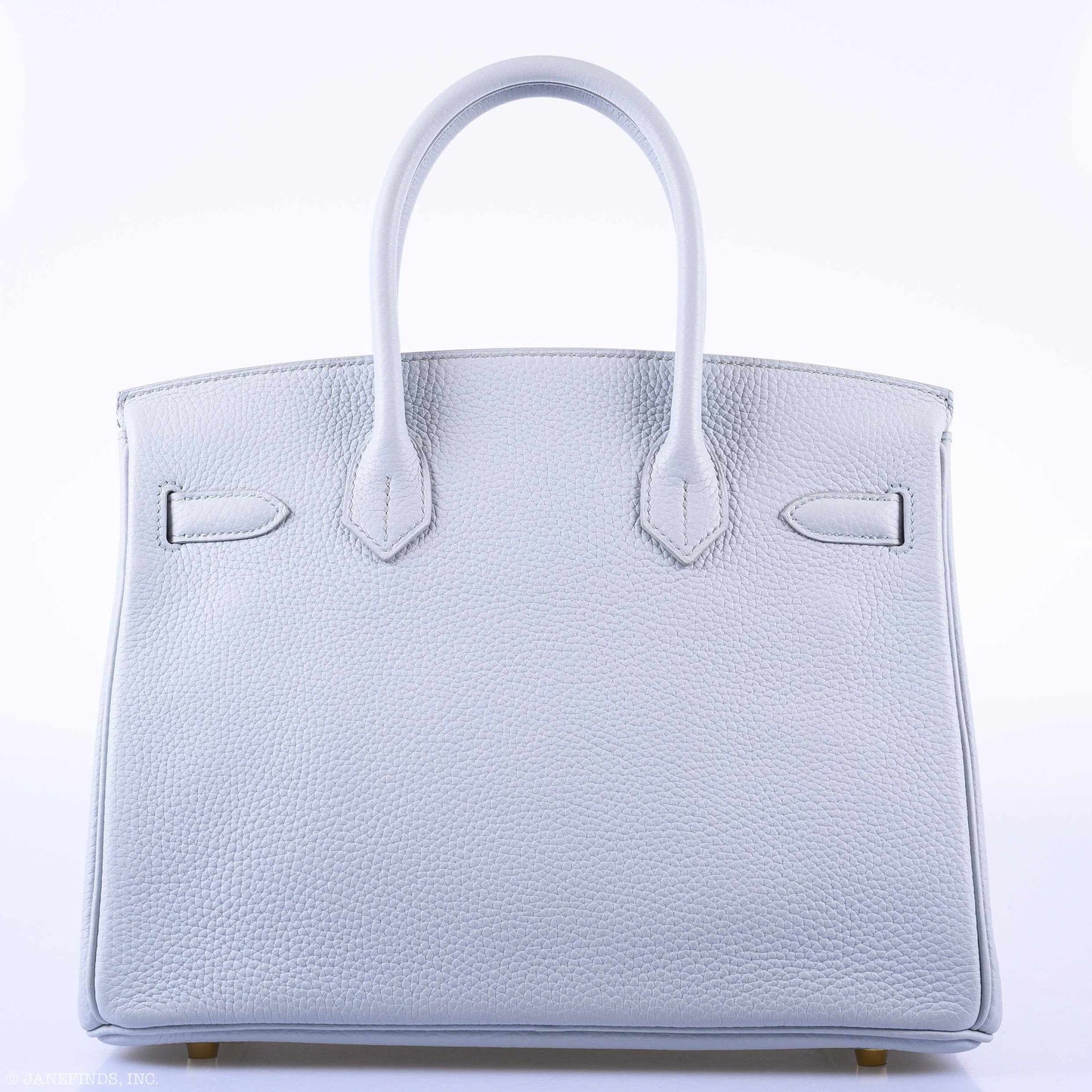 Hermès Birkin 30 Blue Pale Togo Gold Hardware - T