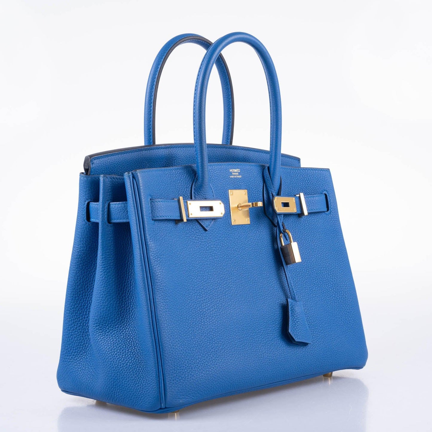 Hermès Birkin 30 Blue Zellige Togo with Gold Hardware