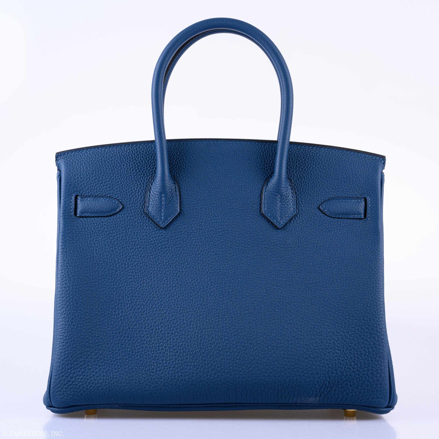 Hermès Birkin 30 Deep Blue Togo Gold Hardware - 2019