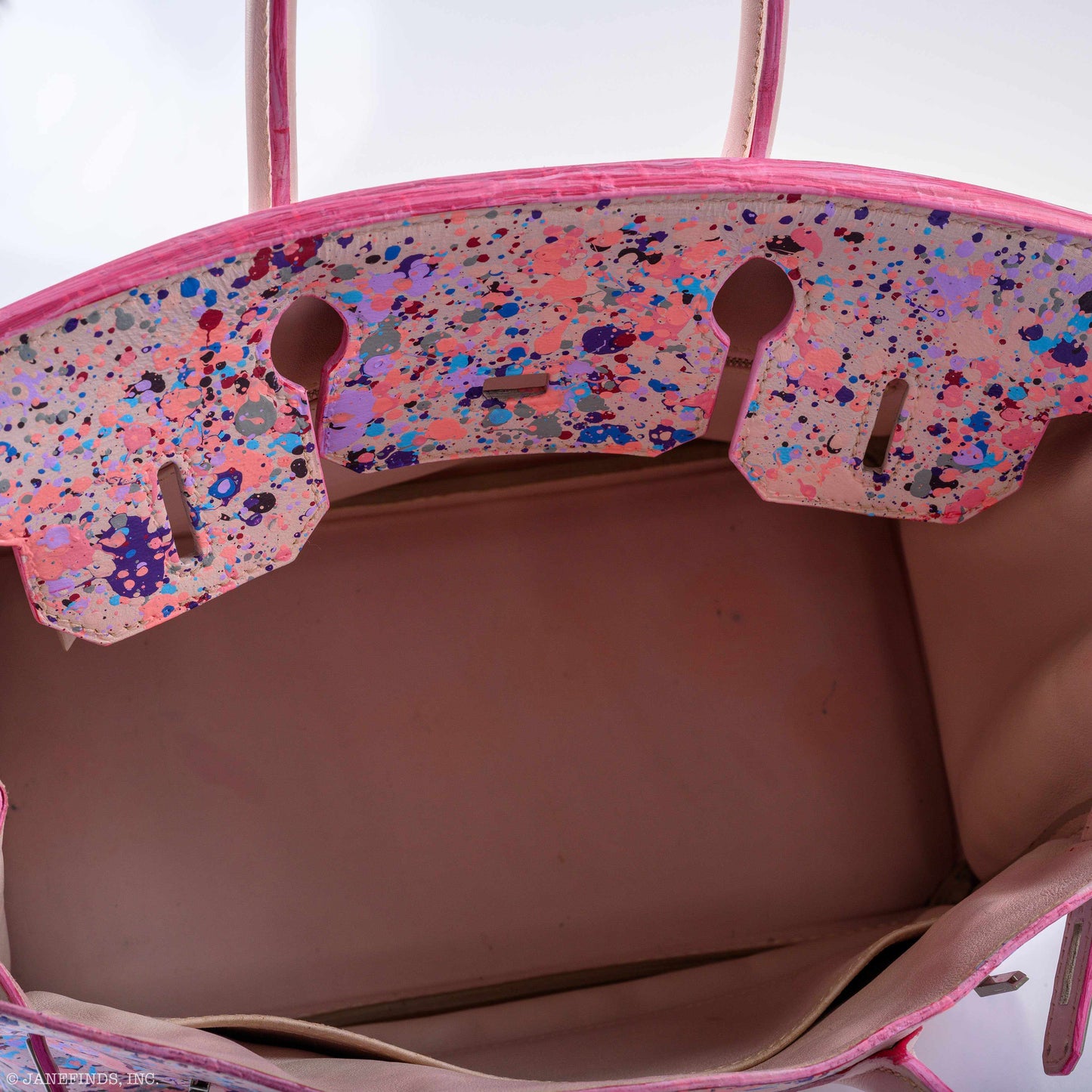 Hermès Birkin 30 "Rosé Spray" Rose Dragée Swift Palladium Hardware * JaneFinds Custom Shop