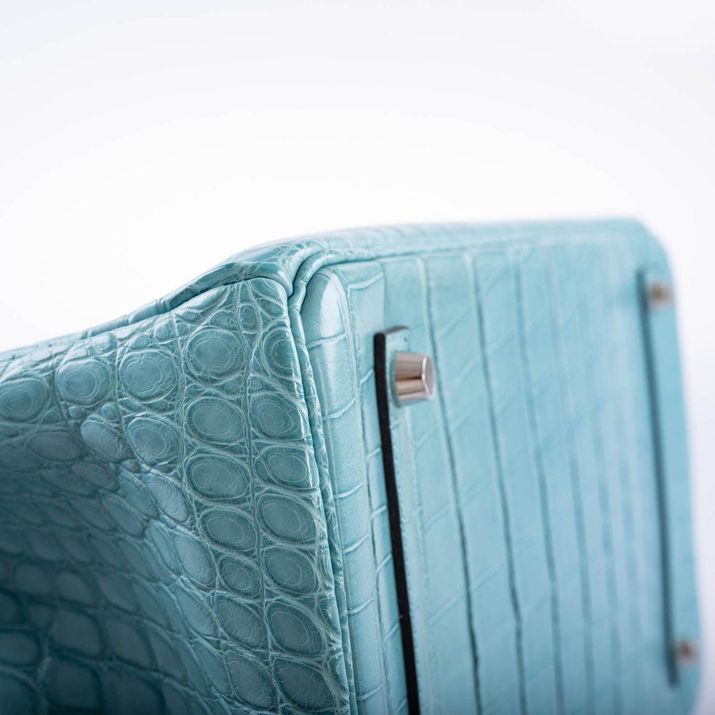 Hermès Birkin 35 Blue Atoll Matte Alligator Palladium Hardware