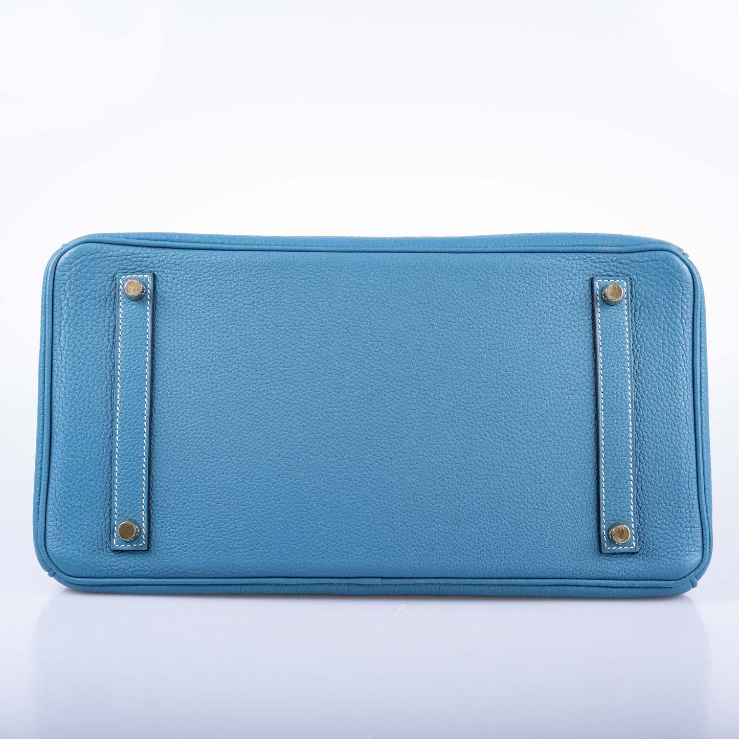 Hermès Birkin 35 Blue Jean Togo Gold Hardware