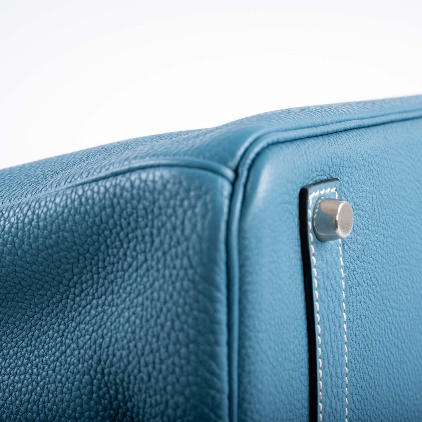 Hermès Birkin 35 Blue Jean Togo Palladium Hardware