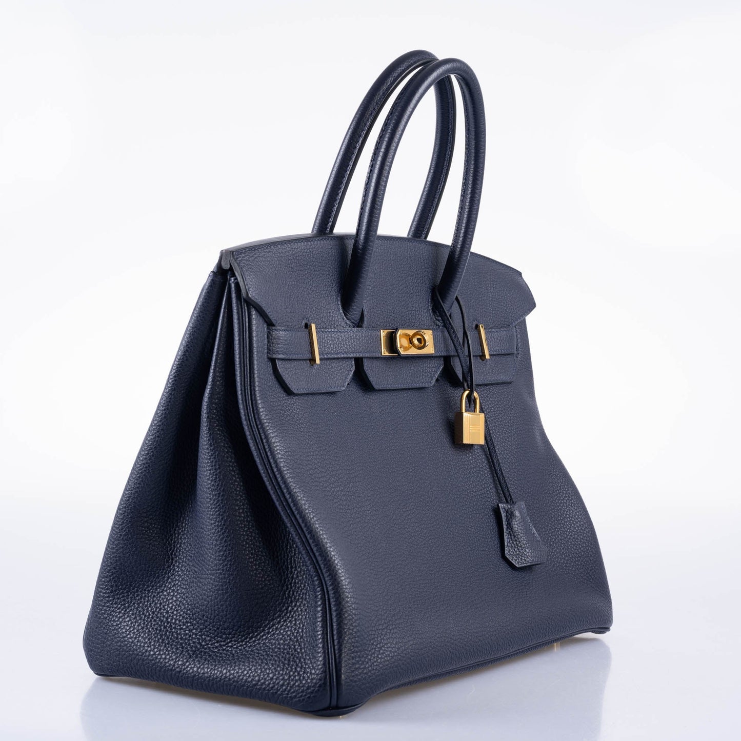 Hermès Birkin 35 Blue Nuit Togo with Gold Hardware