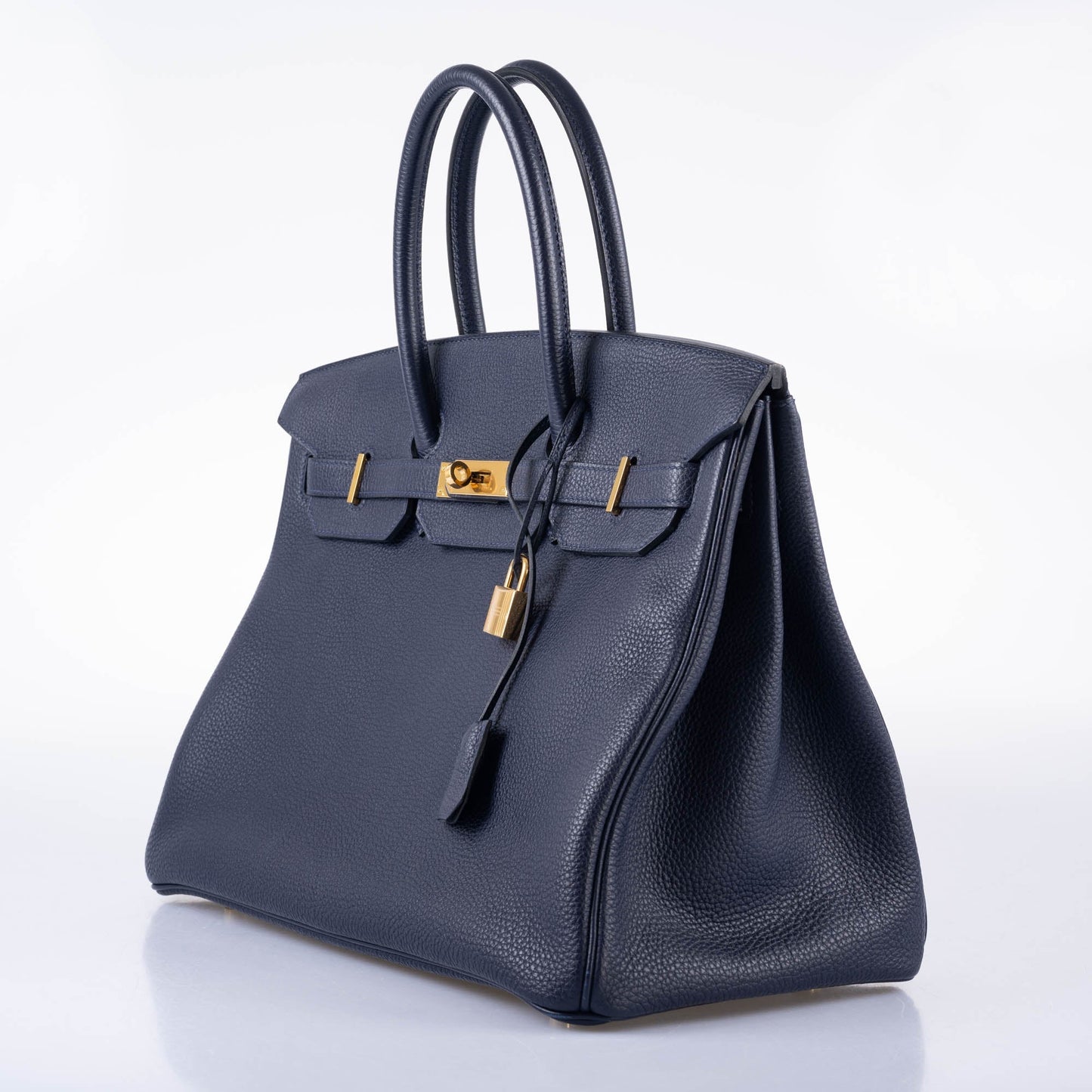 Hermès Birkin 35 Blue Nuit Togo with Gold Hardware