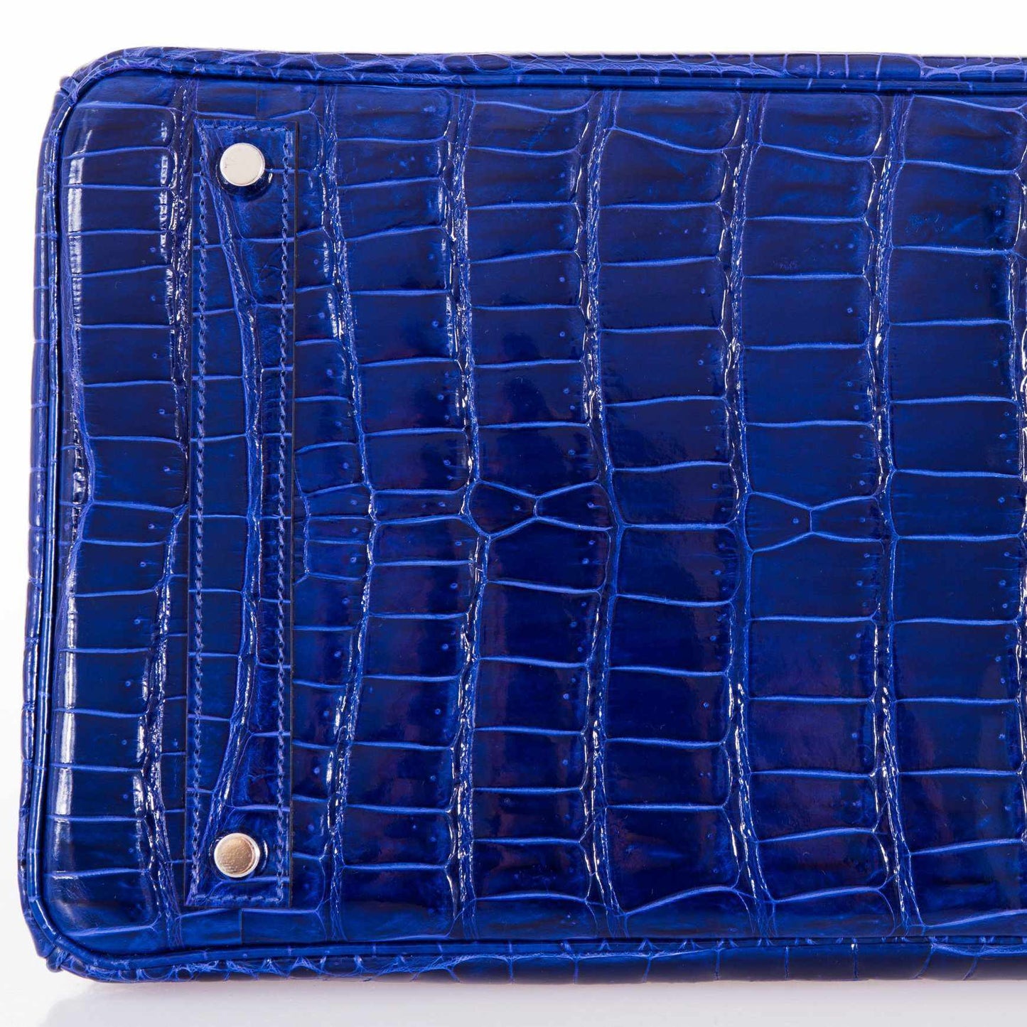 Hermès Birkin 40 Blue Electric Crocodile Porosus Palladium Hardware