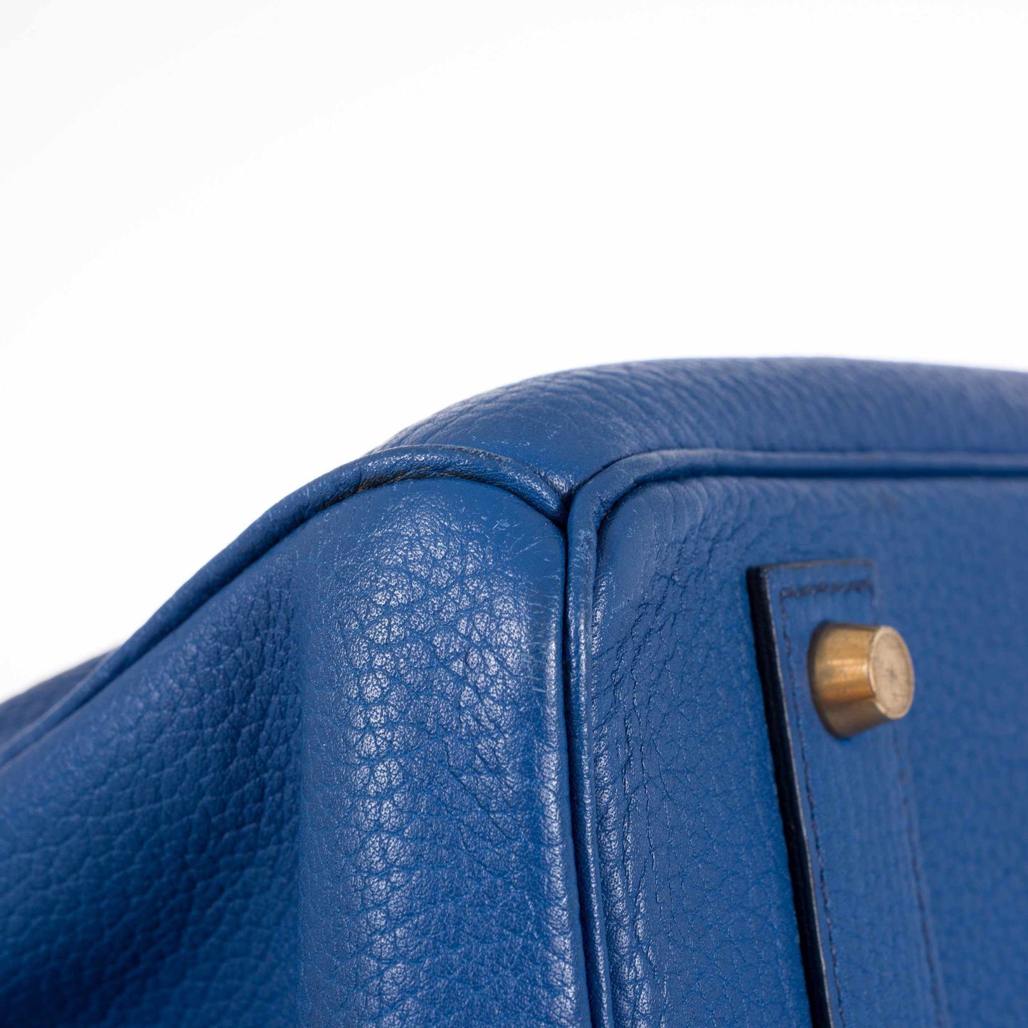 Hermès Birkin 40 French Blue Fjord Gold Hardware