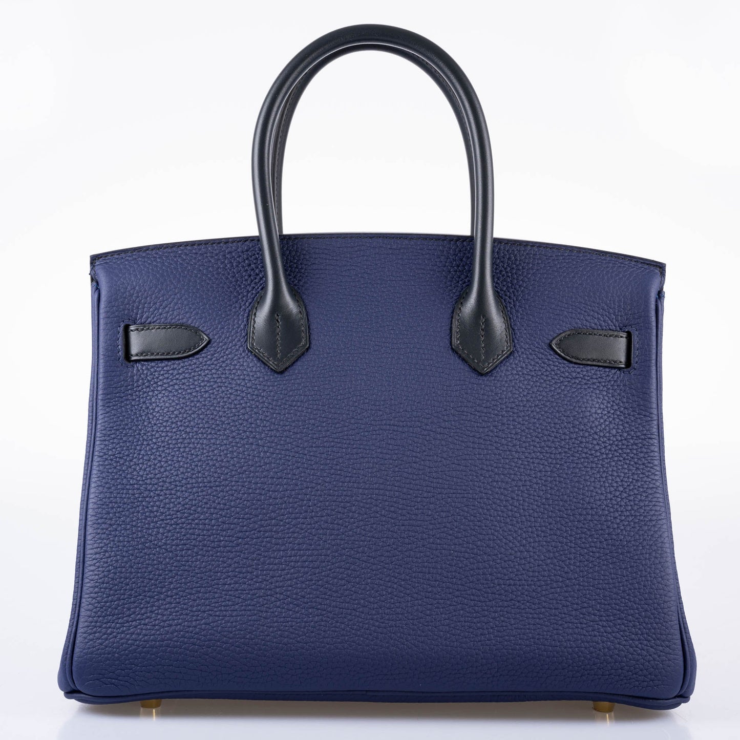 Hermès Birkin Touch 30 Bleu (Blue) Encre Sombrero & Bleu Obscur Taurillon Clemence Gold Hardware - 2020, Y