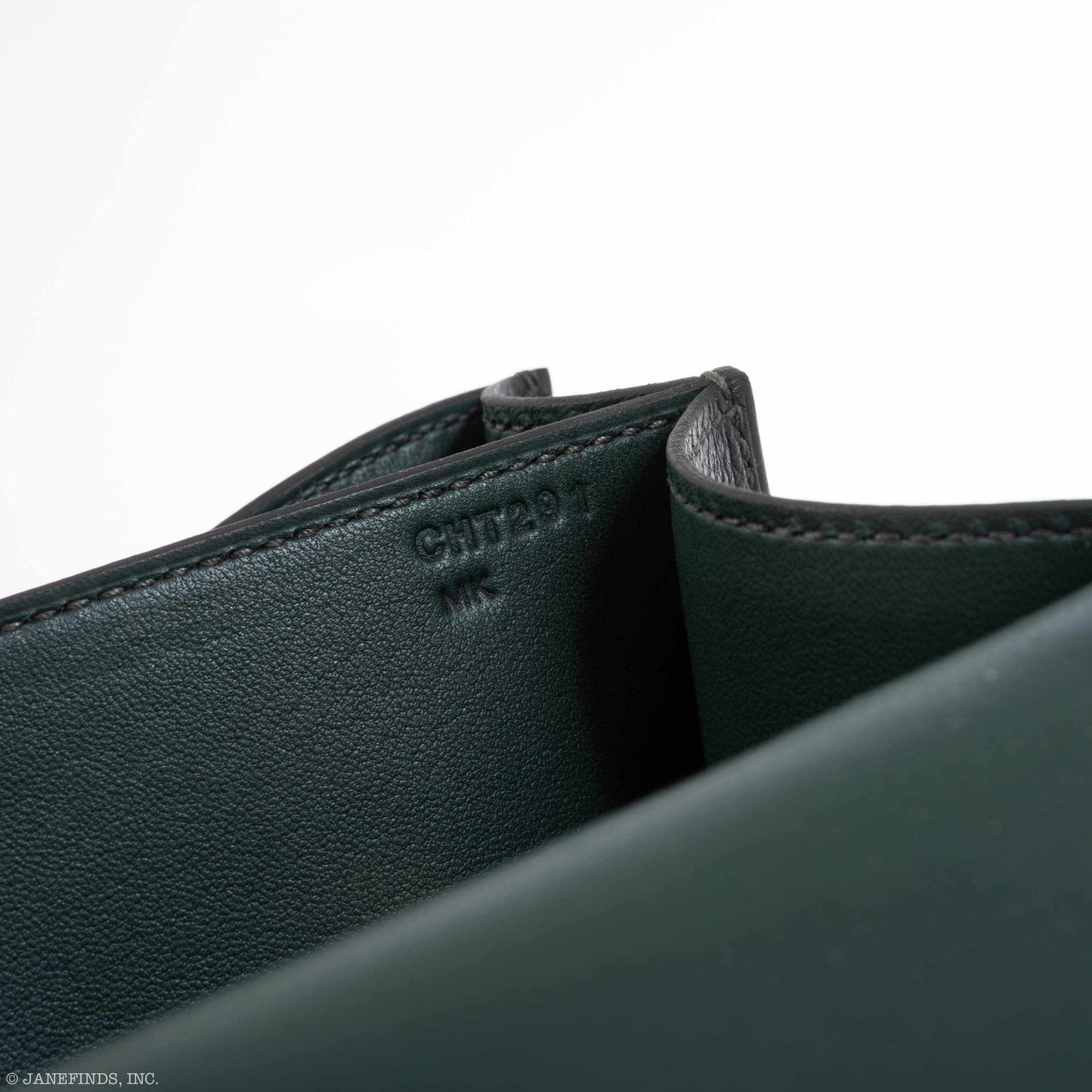 Hermès Constance 24 Vert Titien Evercolor Gold Hardware