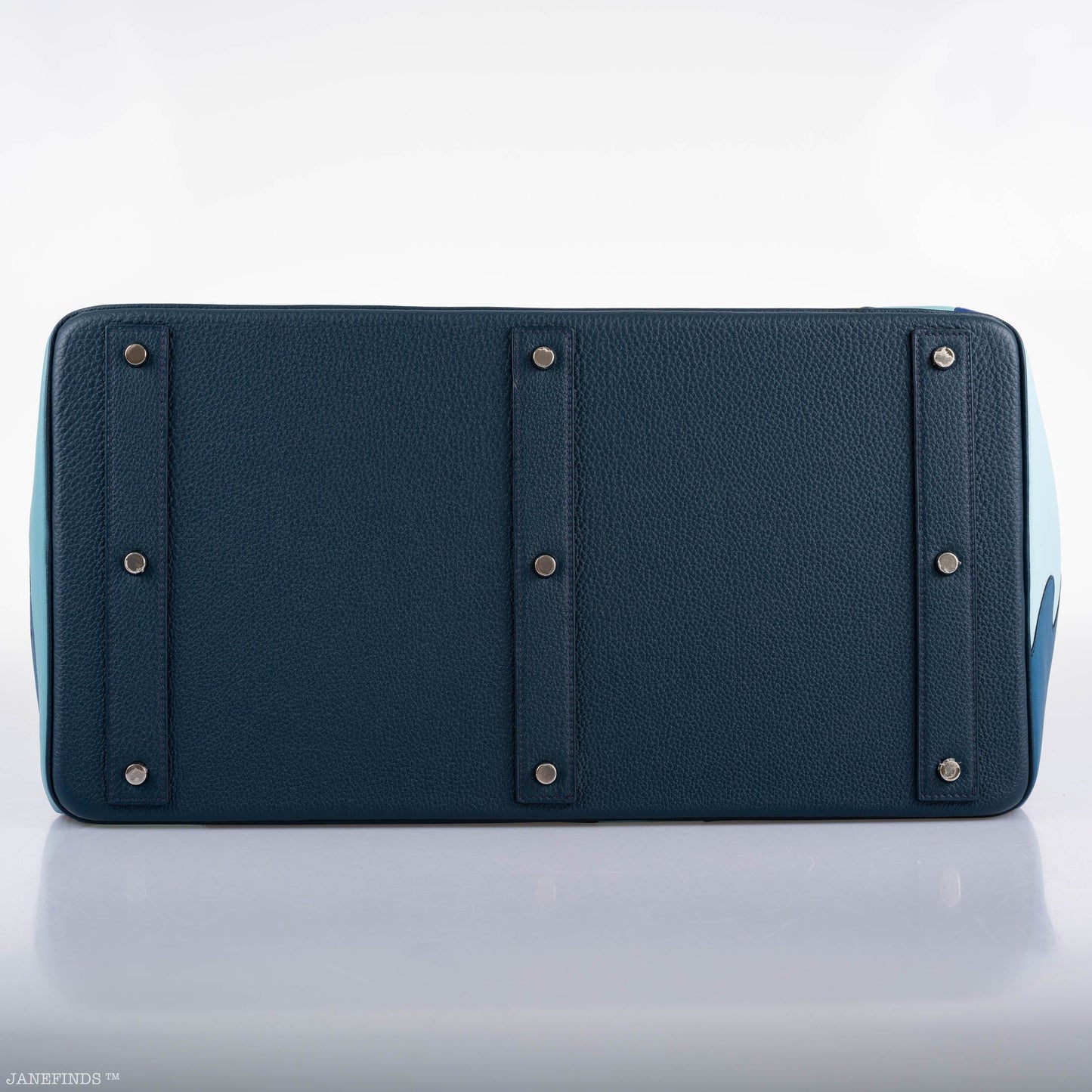 Hermès Endless Road HAC Birkin 50 Multicolor Togo and Swift Leather Palladium Hardware