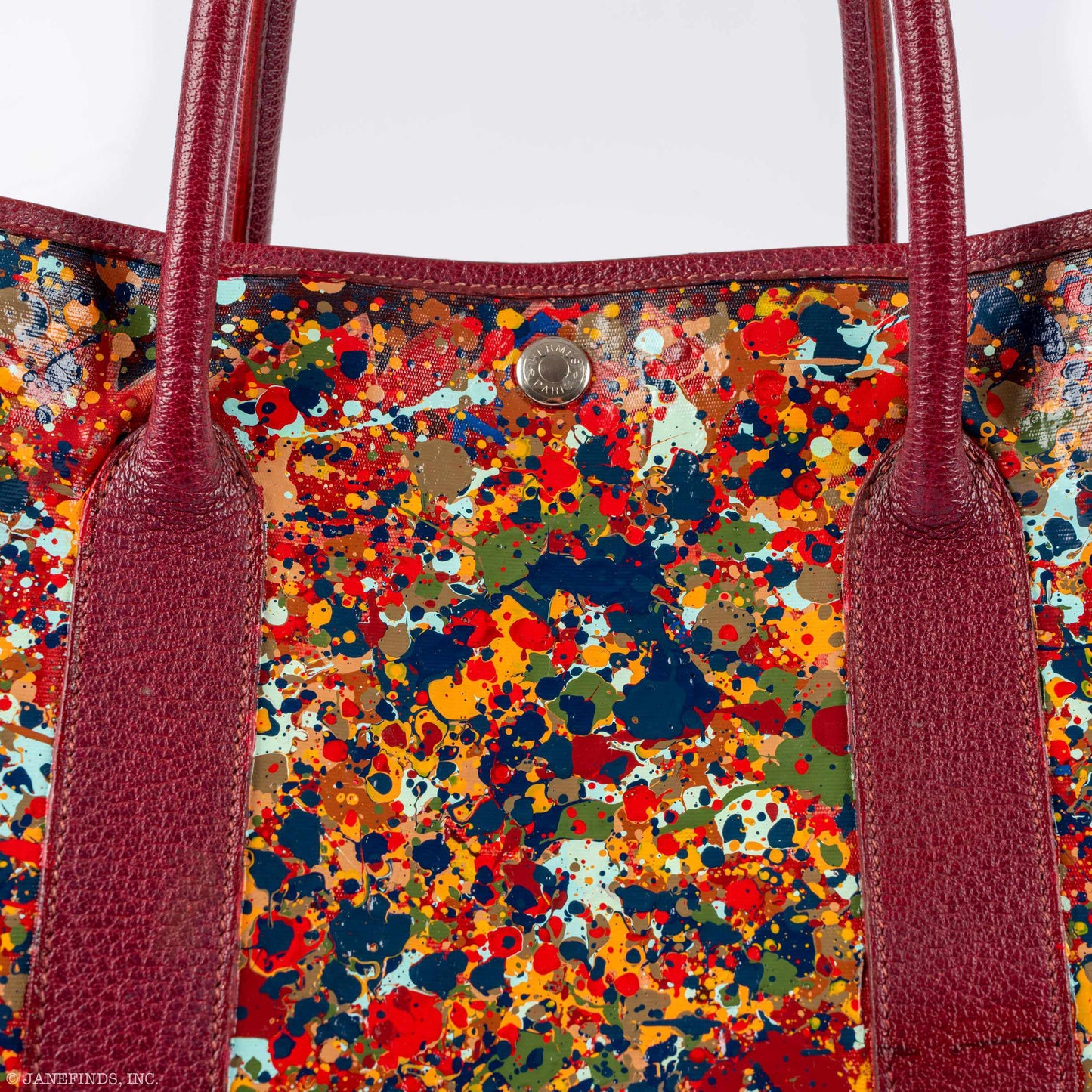 Hermès Garden Party PM with Rouge H Buffalo Leather Trim "Autumn Fizz" * JaneFinds Custom Shop