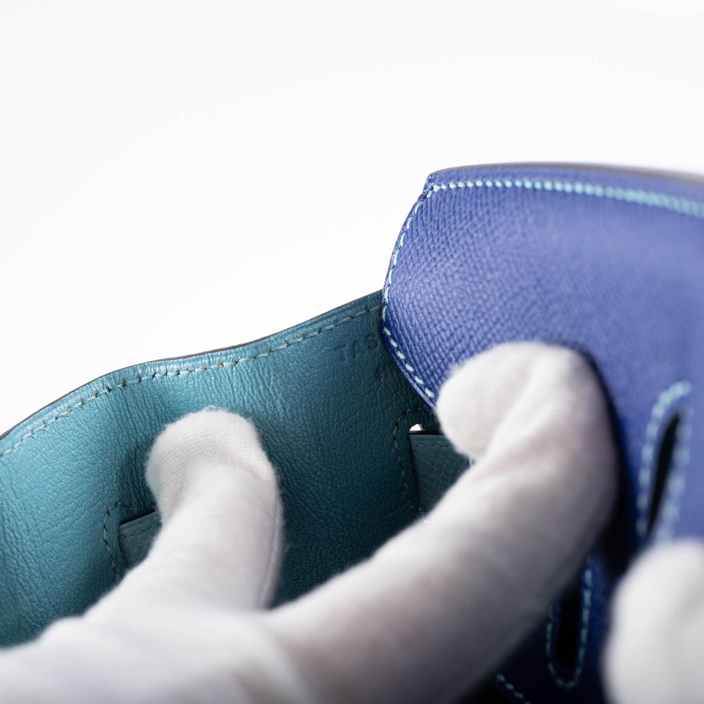 Hermès HSS Birkin 30 Blue Electric & Blue Atoll Epsom with Gold Hardware - 2015, T