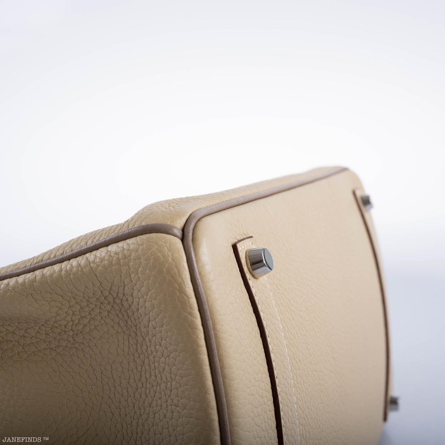 Hermès HSS Birkin 35 Parchemin & Etoupe Epsom with Palladium Hardware - 2010, N Square