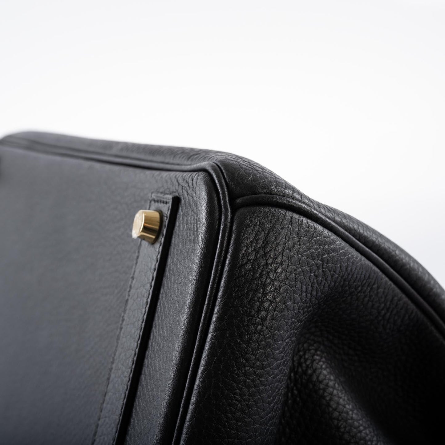 Hermès HSS Birkin 40 Black Togo with Blue Royal Interior Gold Hardware