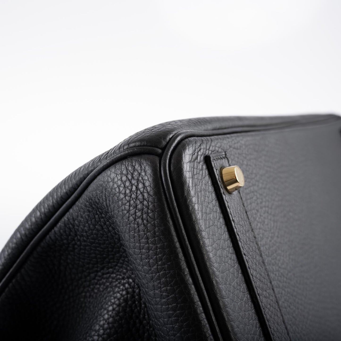 Hermès HSS Birkin 40 Black Togo with Blue Royal Interior Gold Hardware