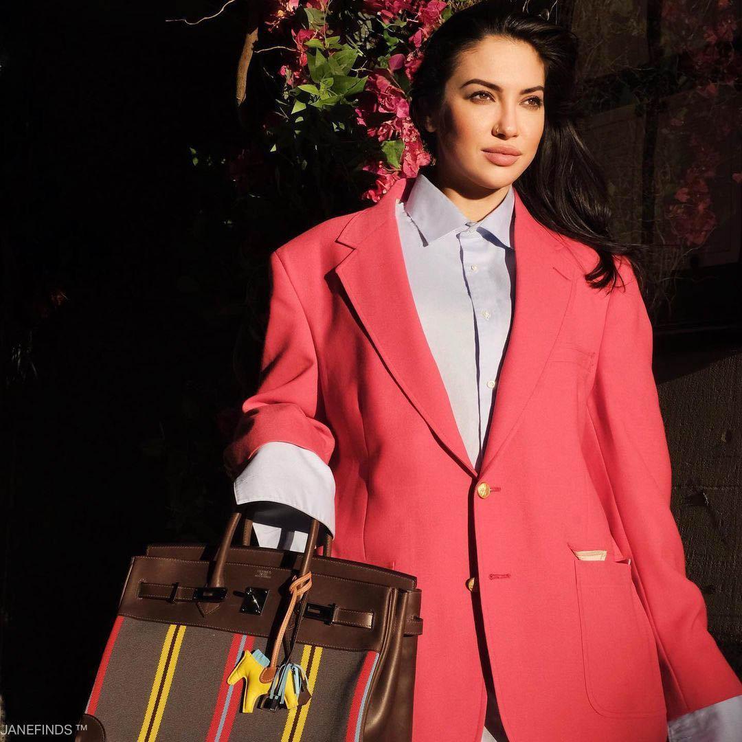 Hermès Jumping Birkin 35 Multicolor Canvas and Ebene Box Palladium Hardware