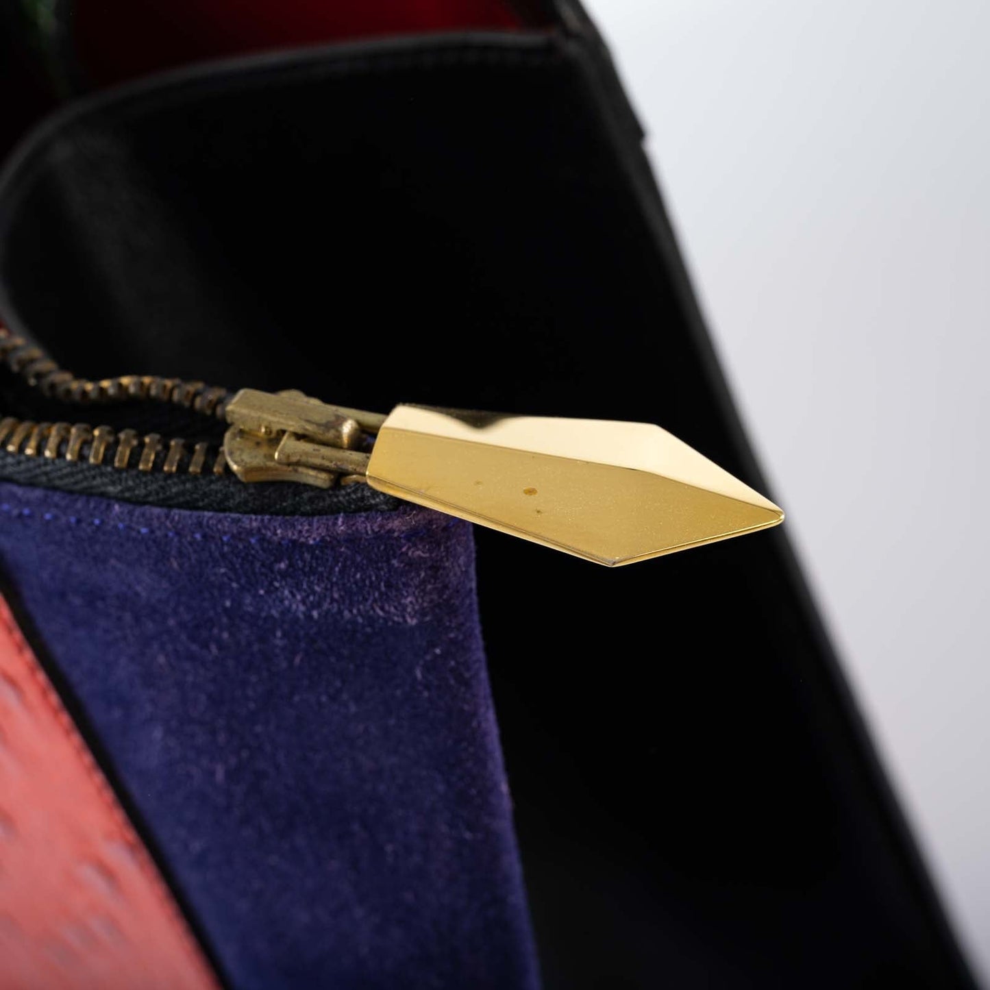 Hermès Sac Himalaya Symbiose Rouge Vif Ostrich, Doblis Suede, Box, and Porosus Crocodile Gold Hardware