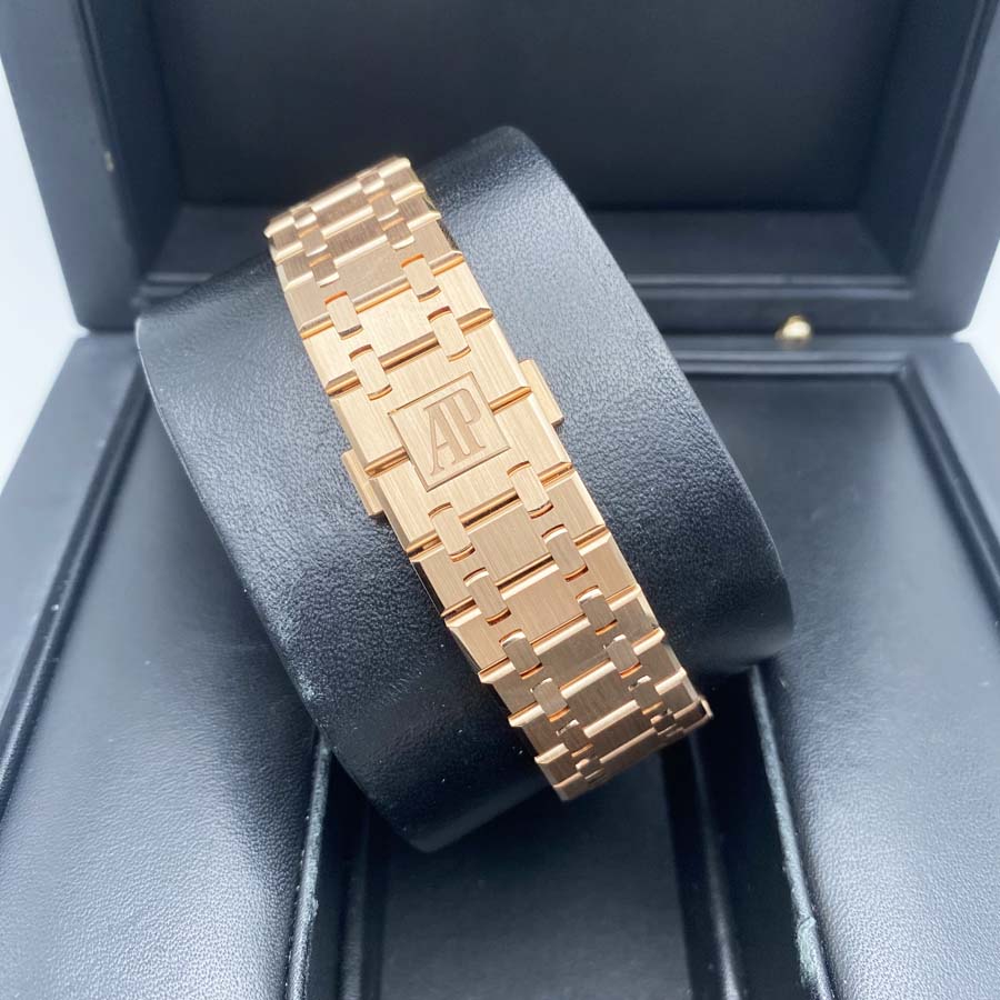 Audemars Piguet Royal Oak 39mm 15300OR on New Style Bracelet White Dial Pre-Owned