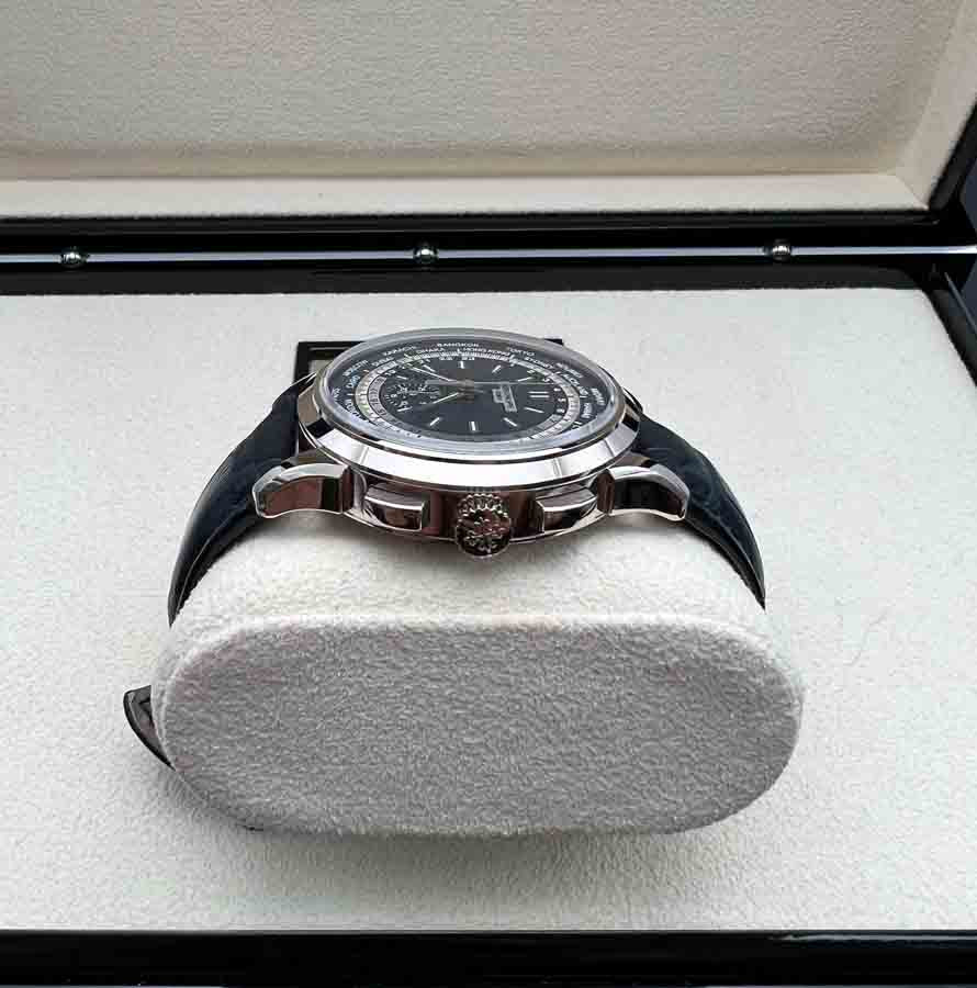 Patek Philippe World Time Chronograph Complication 39mm 5930G Blue Dial