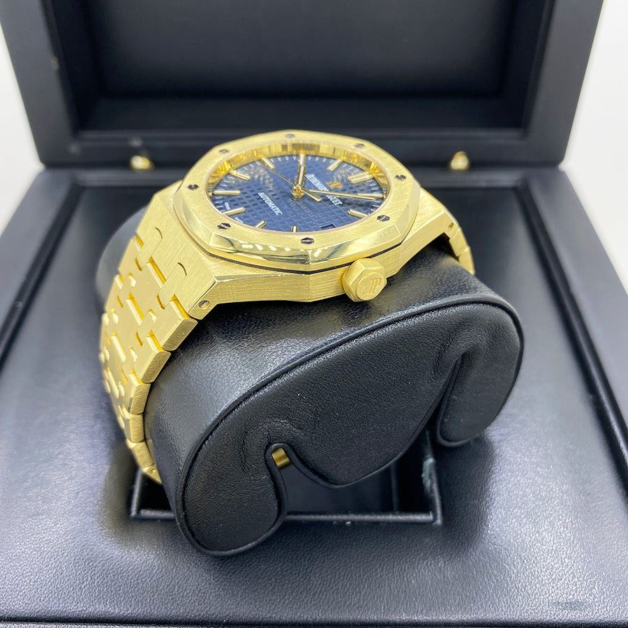 Audemars Piguet Royal Oak 37mm 15450BA.OO.1256BA.02 Blue Dial Pre-Owned