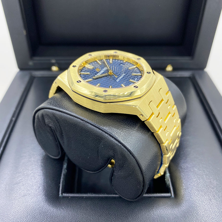 Audemars Piguet Royal Oak 37mm 15450BA.OO.1256BA.02 Blue Dial Pre-Owned