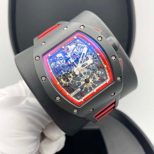 Richard Mille Chronograph RM11-FM Felipe Massa Midnight Fire Carbon 50mm Openworked Dial Pre-Owned