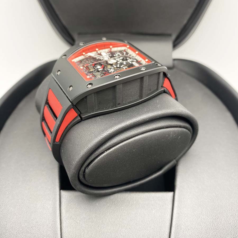 Richard Mille Chronograph RM11-FM Felipe Massa Midnight Fire Carbon 50mm Openworked Dial Pre-Owned