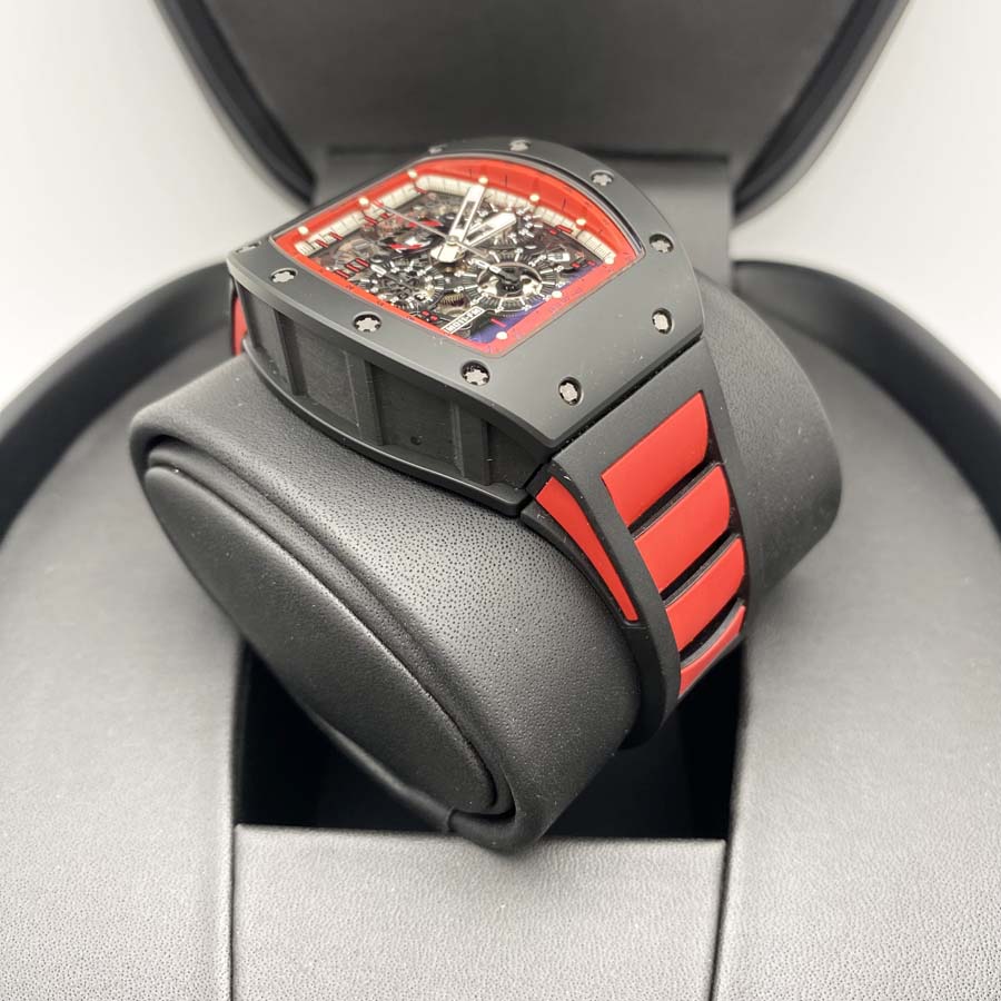 Richard Mille Chronograph RM11-FM Felipe Massa Midnight Fire Carbon 50mm Openworked Dial Pre-Owned