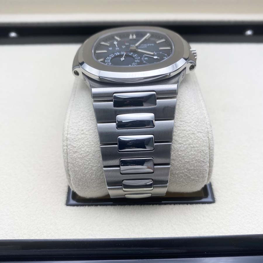 Patek Philippe Nautilus Moon Phases 40mm 5712/1A Blue Dial Geneva Sealed Pre-Owned