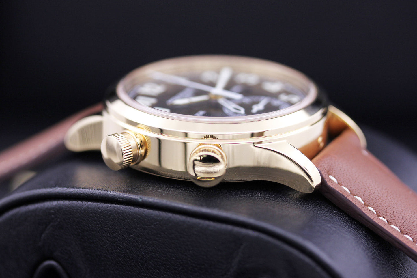 Patek Philippe Calatrava Pilot Travel Time Complication 37mm 7234R-001 Brown Dial