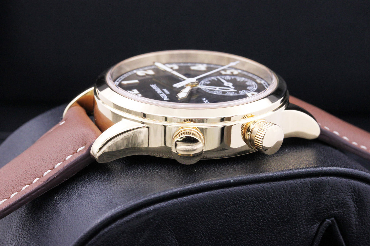 Patek Philippe Calatrava Pilot Travel Time Complication 37mm 7234R-001 Brown Dial