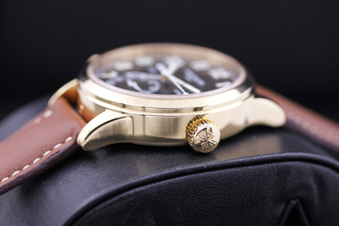 Patek Philippe Calatrava Pilot Travel Time Complication 37mm 7234R-001 Brown Dial