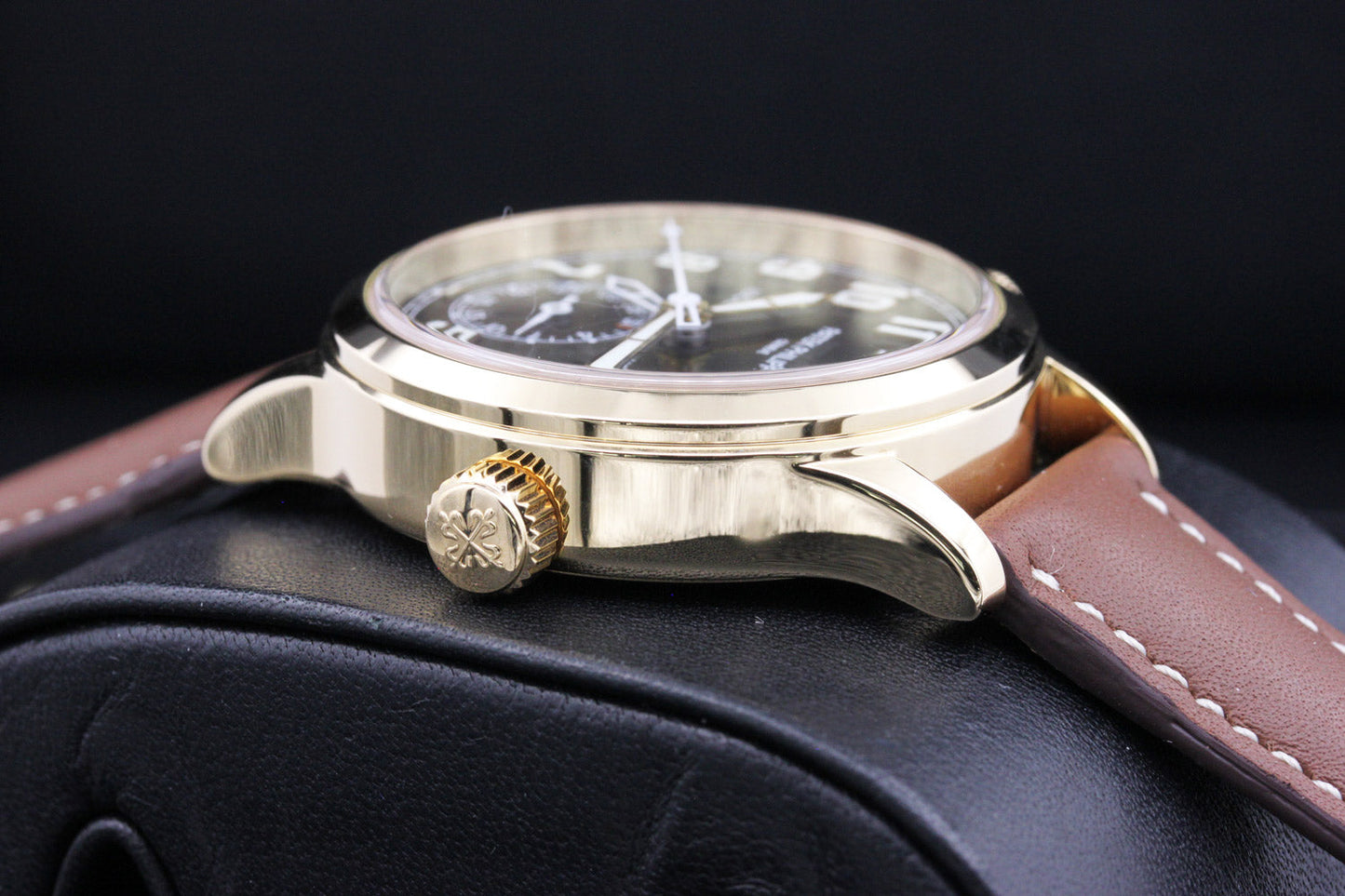 Patek Philippe Calatrava Pilot Travel Time Complication 37mm 7234R-001 Brown Dial