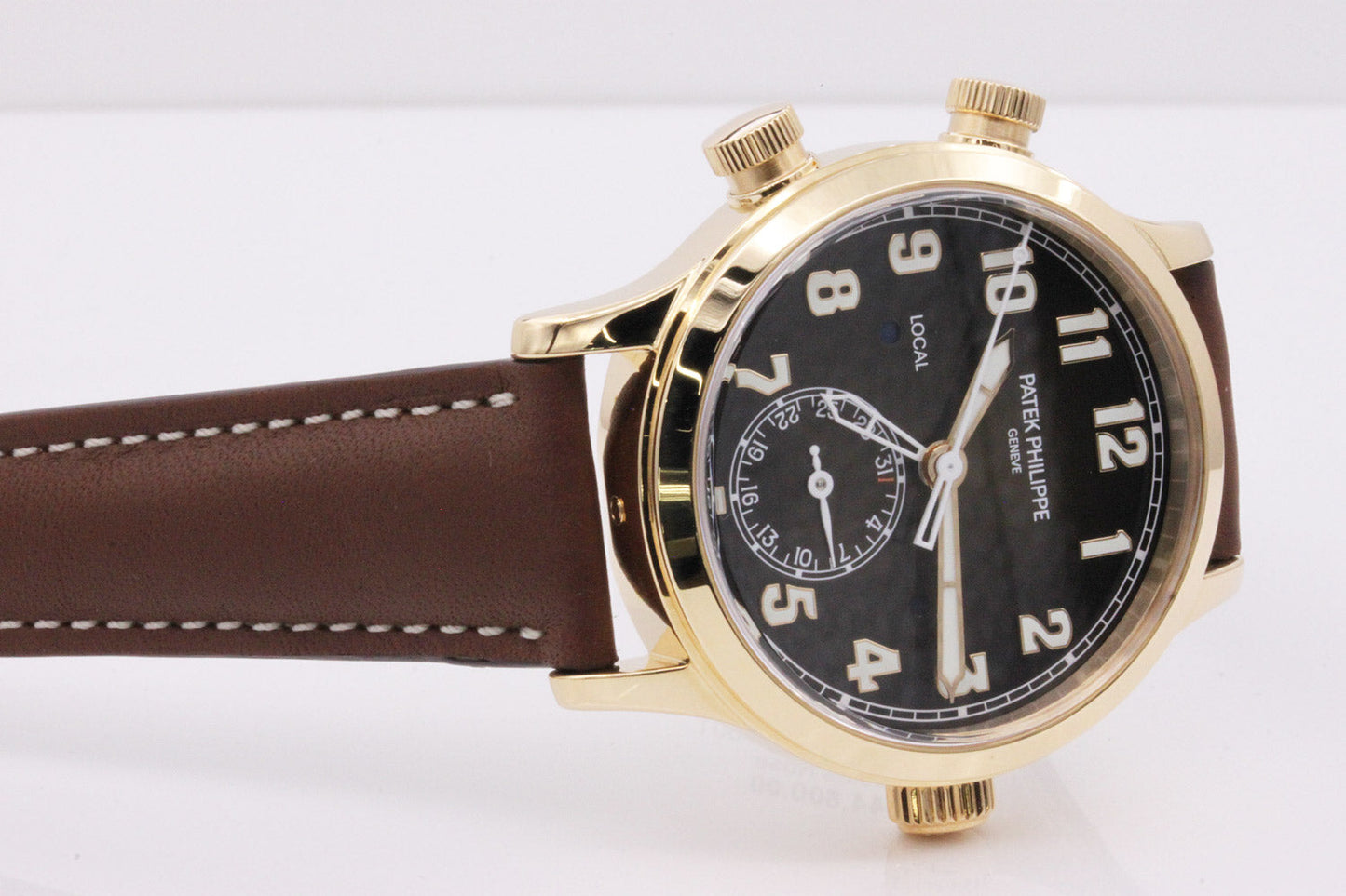 Patek Philippe Calatrava Pilot Travel Time Complication 37mm 7234R-001 Brown Dial