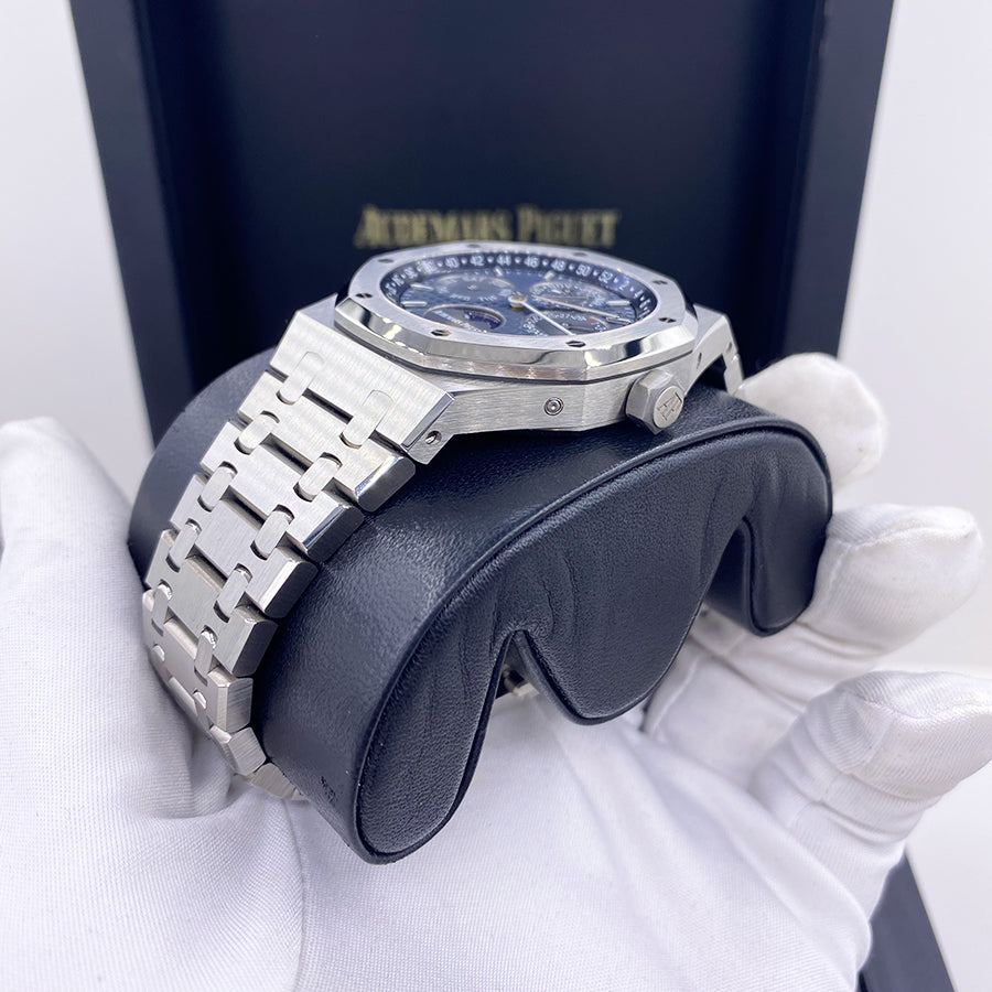 Audemars Piguet Royal Oak Perpetual Calendar 41mm 26574TI.OO.1220TI.01 Blue/Grey Dial Pre-Owned
