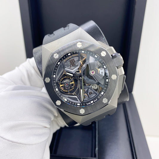 Audemars Piguet Royal Oak Concept Flying Tourbillon GMT 44mm 26589IO Openworked Dial Pre-Owned