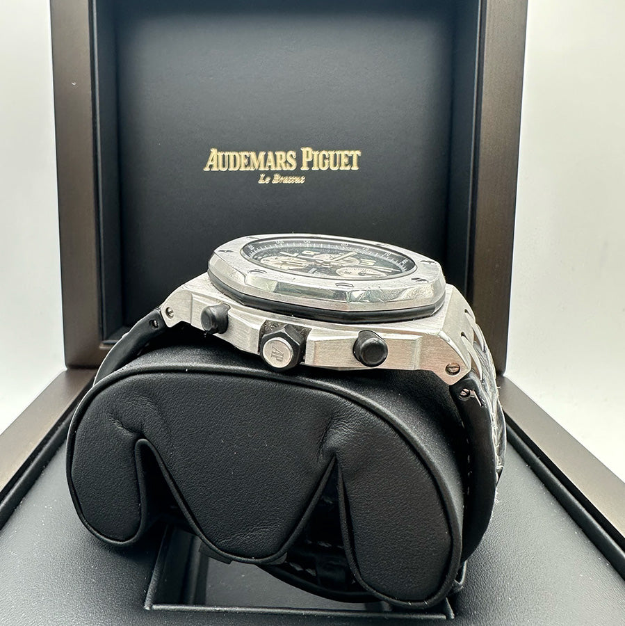 Audemars Piguet Royal Oak Offshore Chronograph "Stainless Steel Bezel" 42mm 25940SK Black Dial Pre-Owned