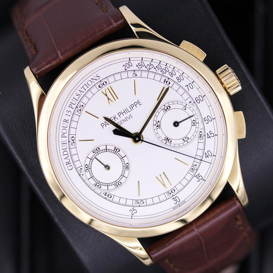 Patek Philippe Chronograph Complication 39mm 5170J Silver Dial Pre-Owned