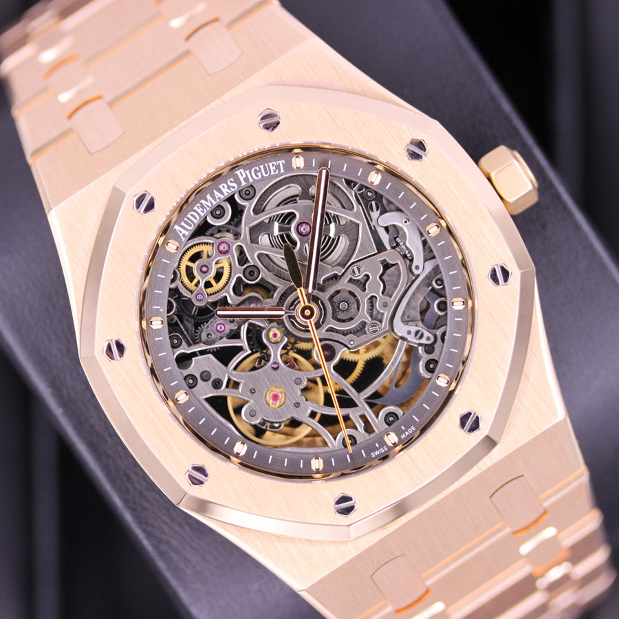 Audemars Piguet Royal Oak 39mm 15305OR.OO.D088CR.01 Openworked Dial Pre-Owned