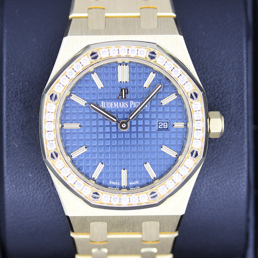 Audemars Piguet Royal Oak Quartz 33mm 67651BA Blue Dial Pre-Owned